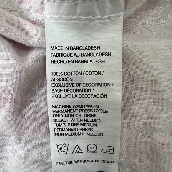 $50 IZOD Seersucker Shorts Mens 38 PinkWhite Stripe Cotton Preppy Casual Coastal - Picture 7 of 7